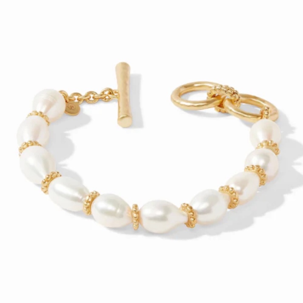 NWT Julie Vos Marbella Freshwater Pearl Bracelet